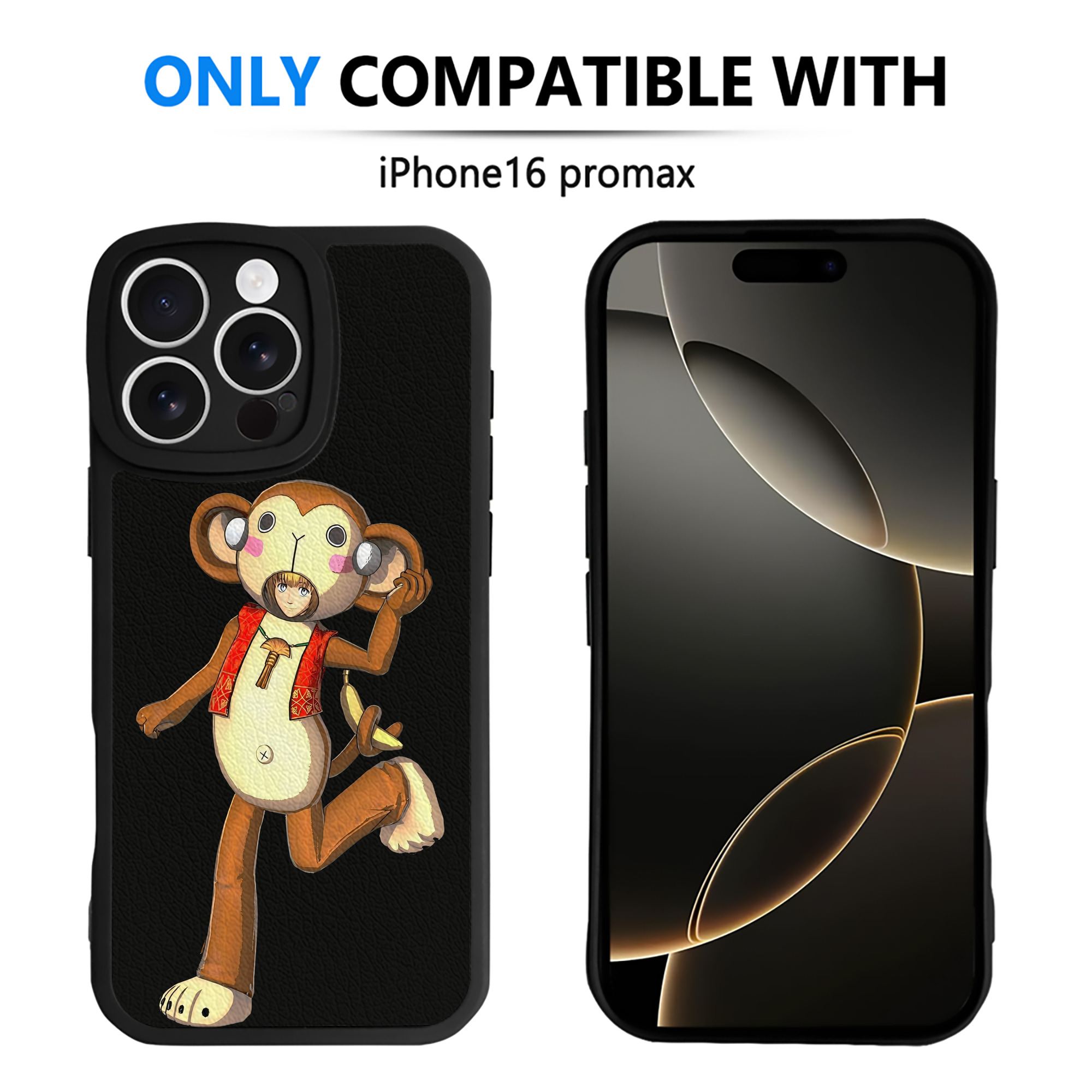 （画像用） 進撃の巨人 アルミン·アルレルト Attack on Titan Armin Arlert 【iPhone 16シリーズ対応】シリコンスマホケース（レザー調） 材質：シリコン
